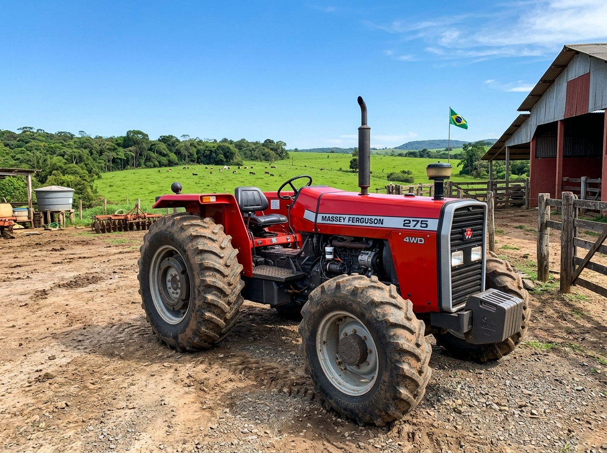 Trator Massey Ferguson 275 - Ano 2008